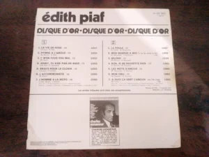 LP Vinil Edith Piaf - Disque D´or