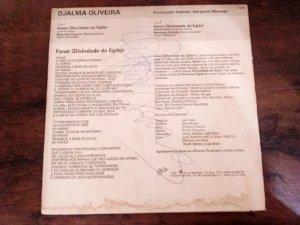 Lp Vinil Djalma Oliveira - Faraó