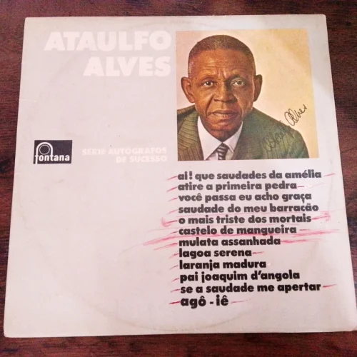 LP Vinil Ataulfo Alves - Autógrafos de Sucesso