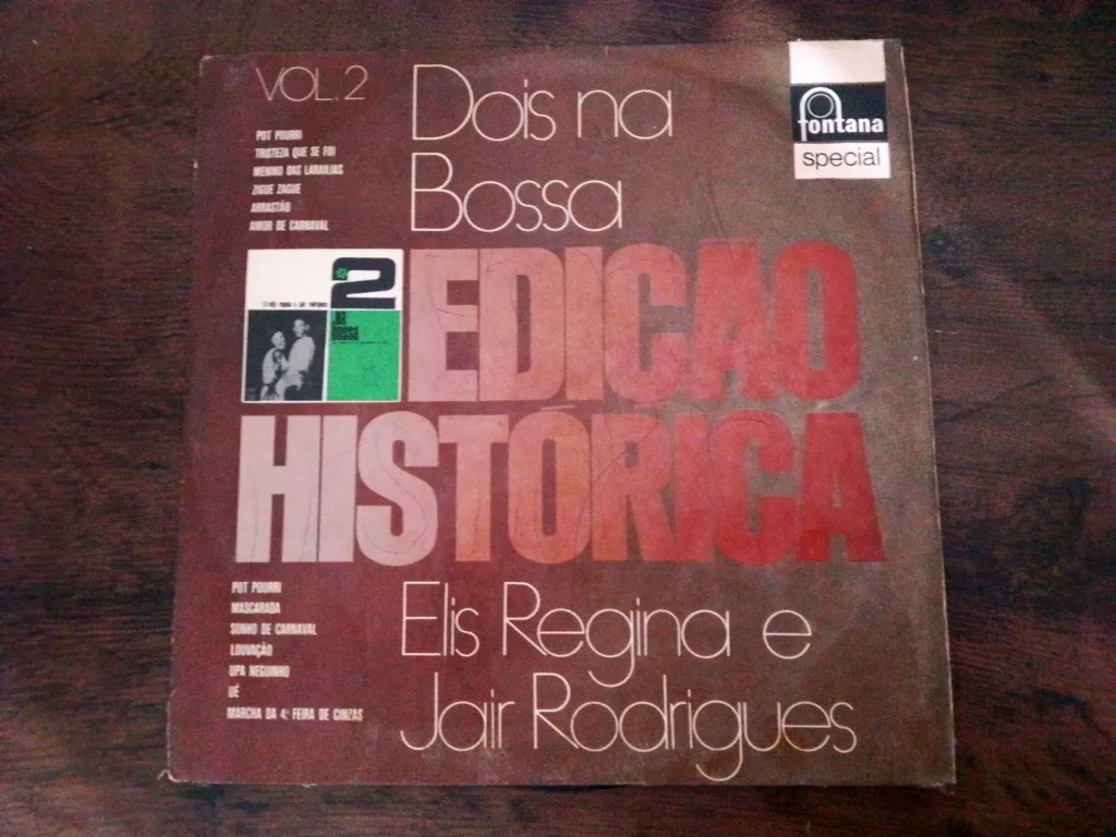 LP Vinil Elis Regina e Jair Rodrigues - Dois Na Bossa Edição histórica