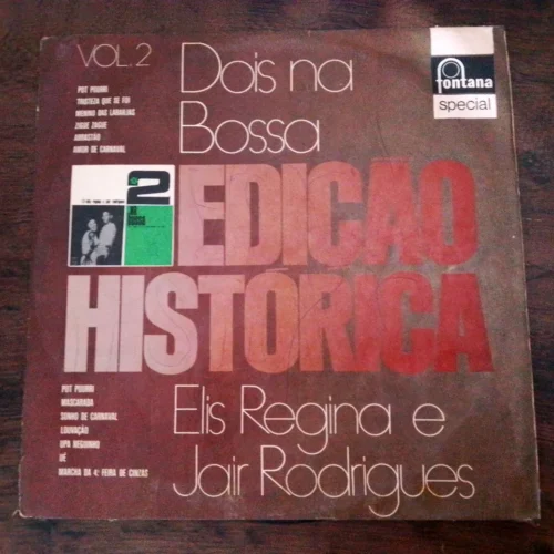 LP Vinil Elis Regina e Jair Rodrigues - Dois Na Bossa Edição histórica