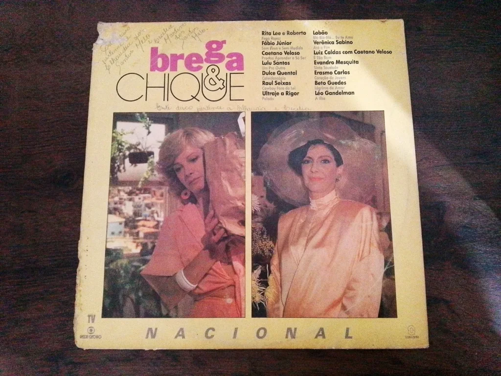 Lp Vinil Novela Brega e Chique - Nacional