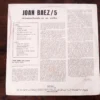 Lp Vnil Joan Baez - Joan Baez 5