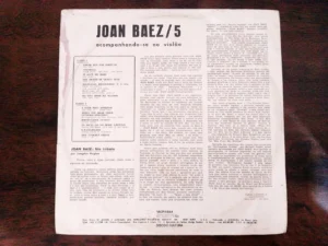 Lp Vnil Joan Baez - Joan Baez 5