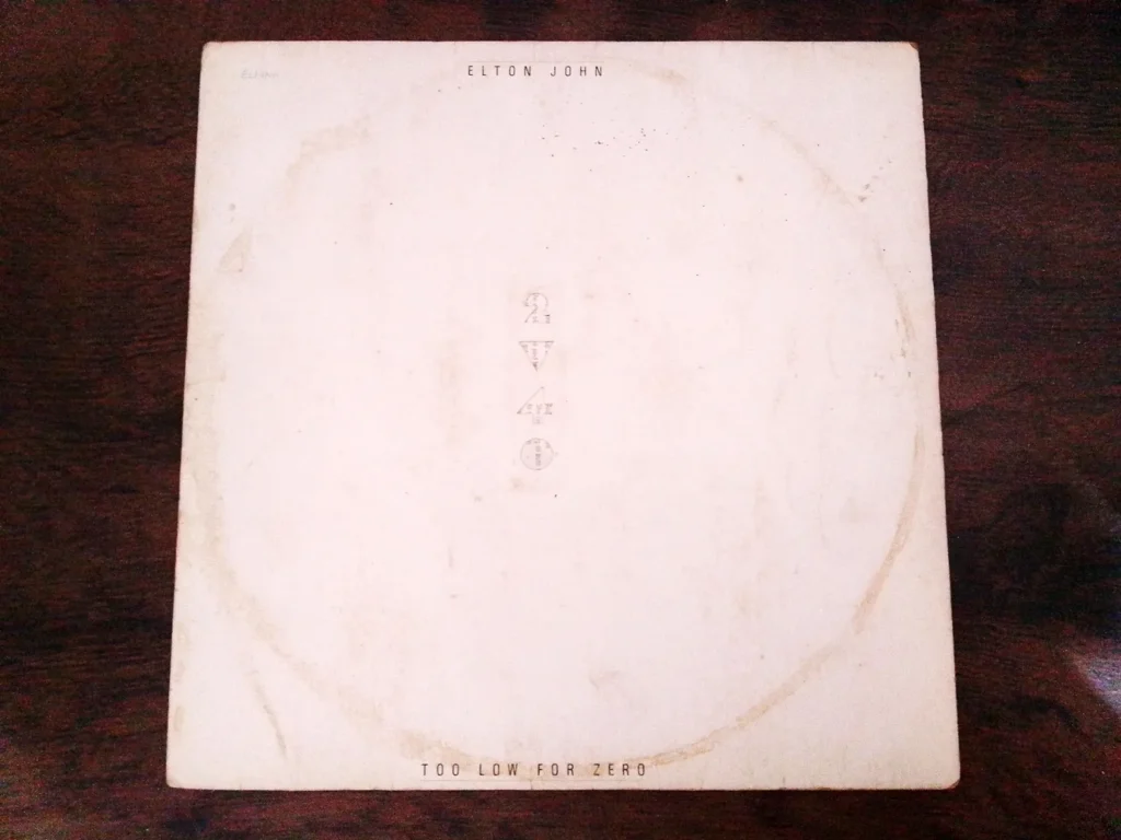 LP Vinil Elton John - Too Low For Zero