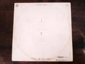 LP Vinil Elton John - Too Low For Zero