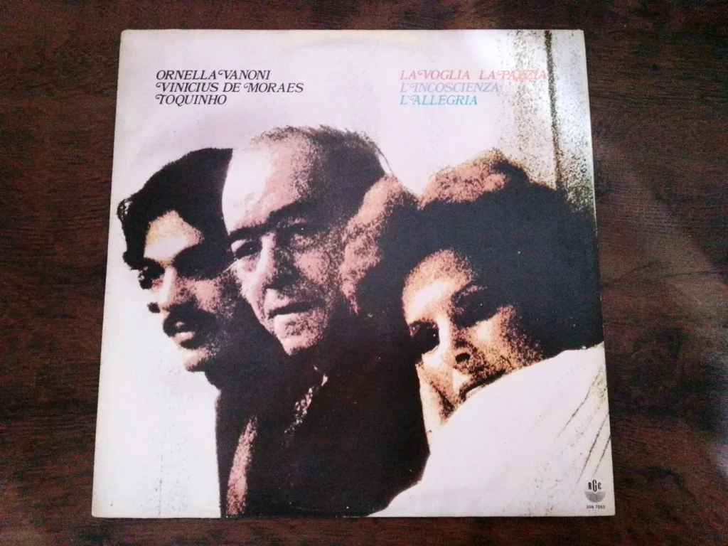 LP Vinil Ornella Vanoni, Vinicius De Moraes, Toquinho - La Voglia La Pazzia L'Incoscienza L'Allegria