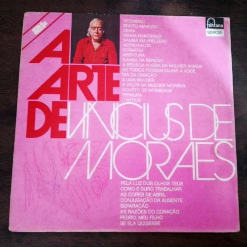 LP Vinil Duplo A Arte De Vinicius de Moraes