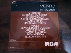 Lp Vinil Miltinho - Samba Em Tú