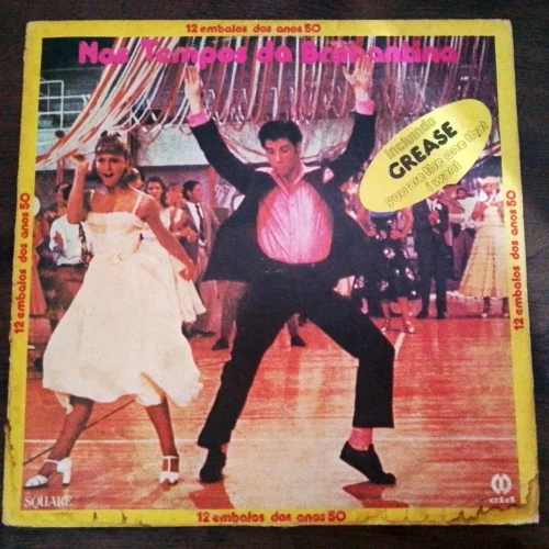 Lp Vinil Nos Tempos Da Brilhantina - 12 Embalos Dos Anos 50